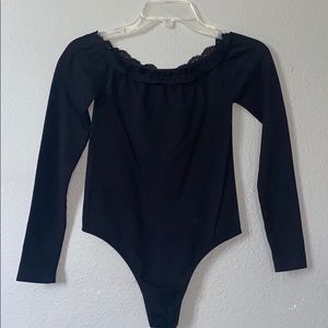 Off-Shoulder Fitted Bodysuit